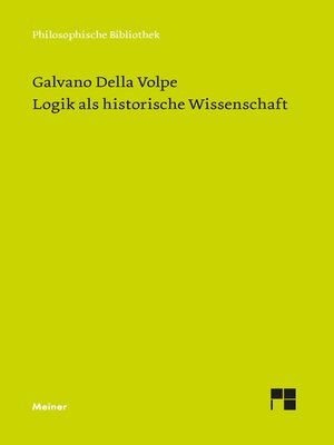 cover image of Logik als historische Wissenschaft